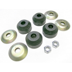 1965-66 STRUT ROD BUSHING AND WASHER KIT - INCLUDES NUTS